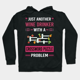 Wine Drinker Crossword Puzzles Hoodie